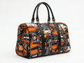 Rich and Rich Orange Pattern Guitar Graphic Travel Bag - Rich and Rich Homeopportunities