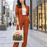 Rich and Rich Jetset-Journey Women's Beige Tote Bag